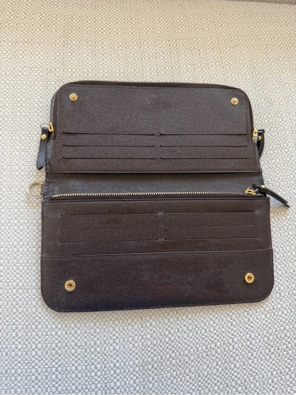 Louis Vuitton Damier Ébène Zippy Wallet